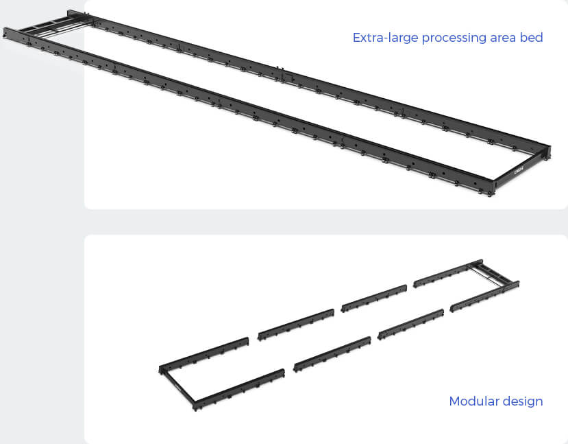 Extra-large  processing area