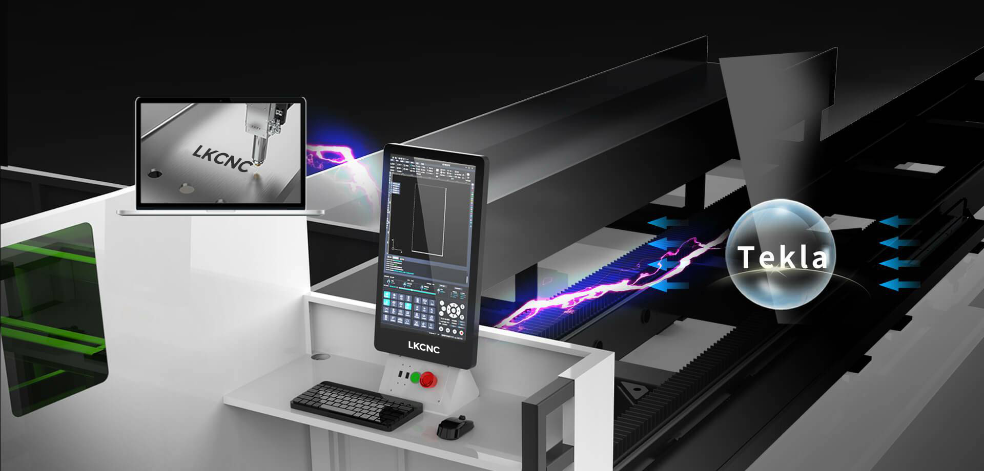 Tekla one-click nesting