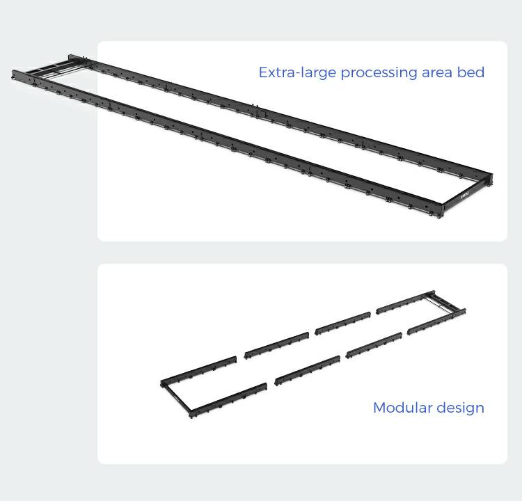 Extra-large  processing area