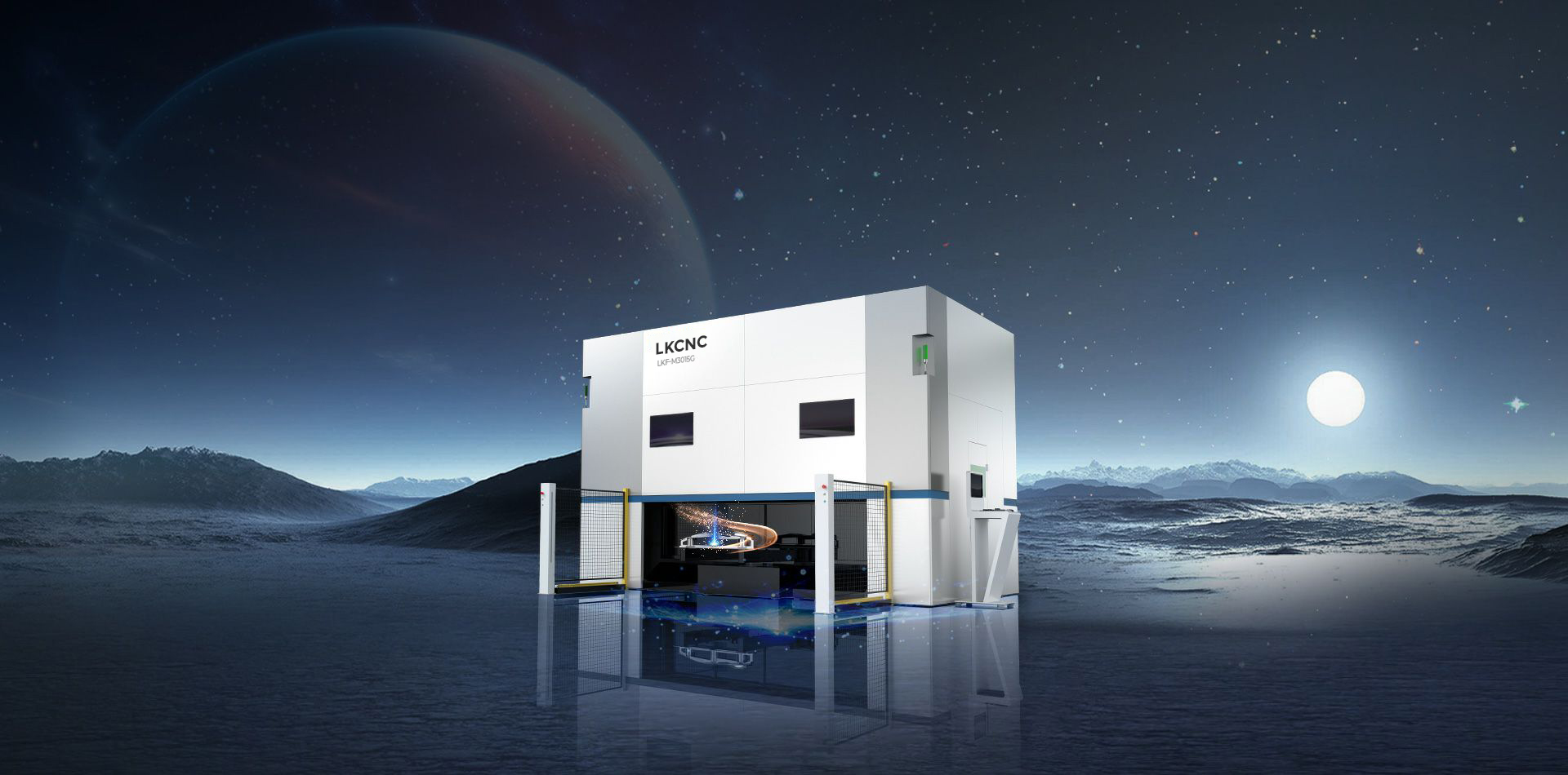 Three-Dimensional Five-Axis Laser Cutting Machine 