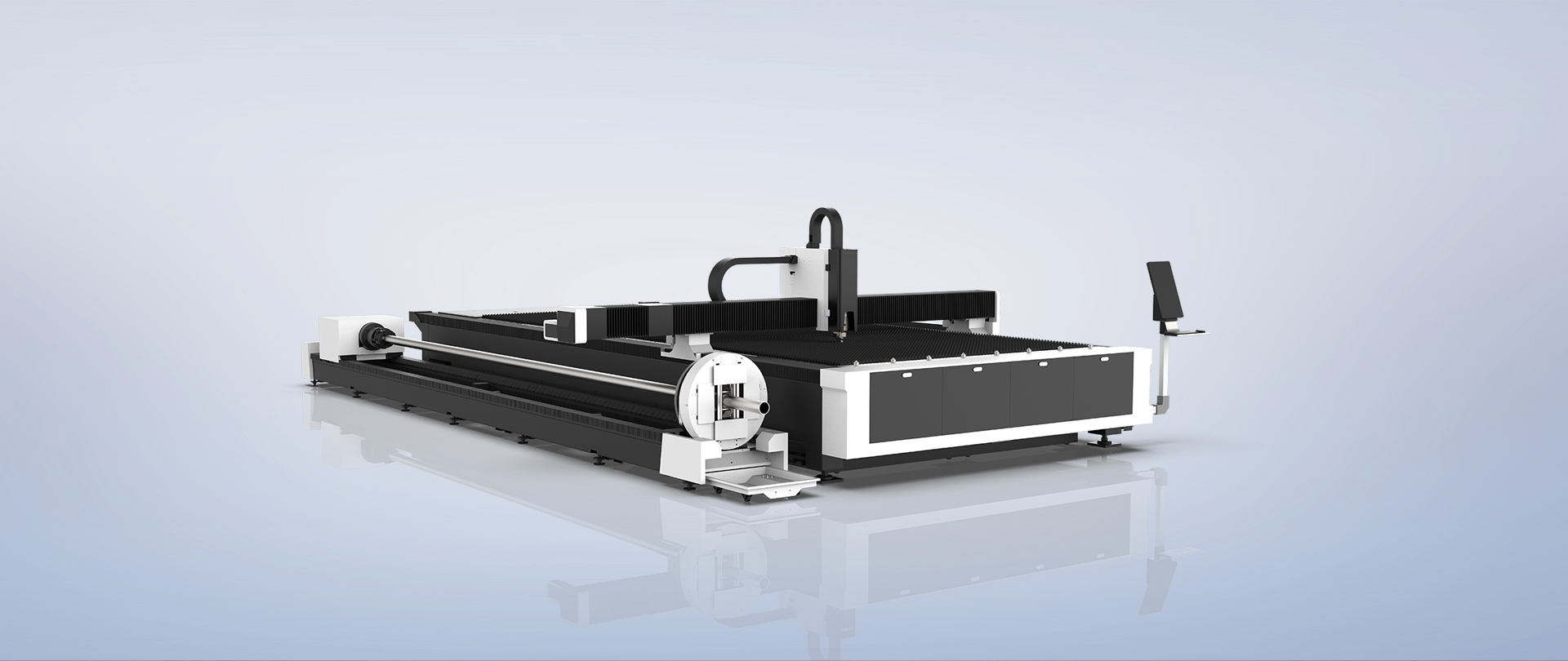 Sheet-tube dual cutting